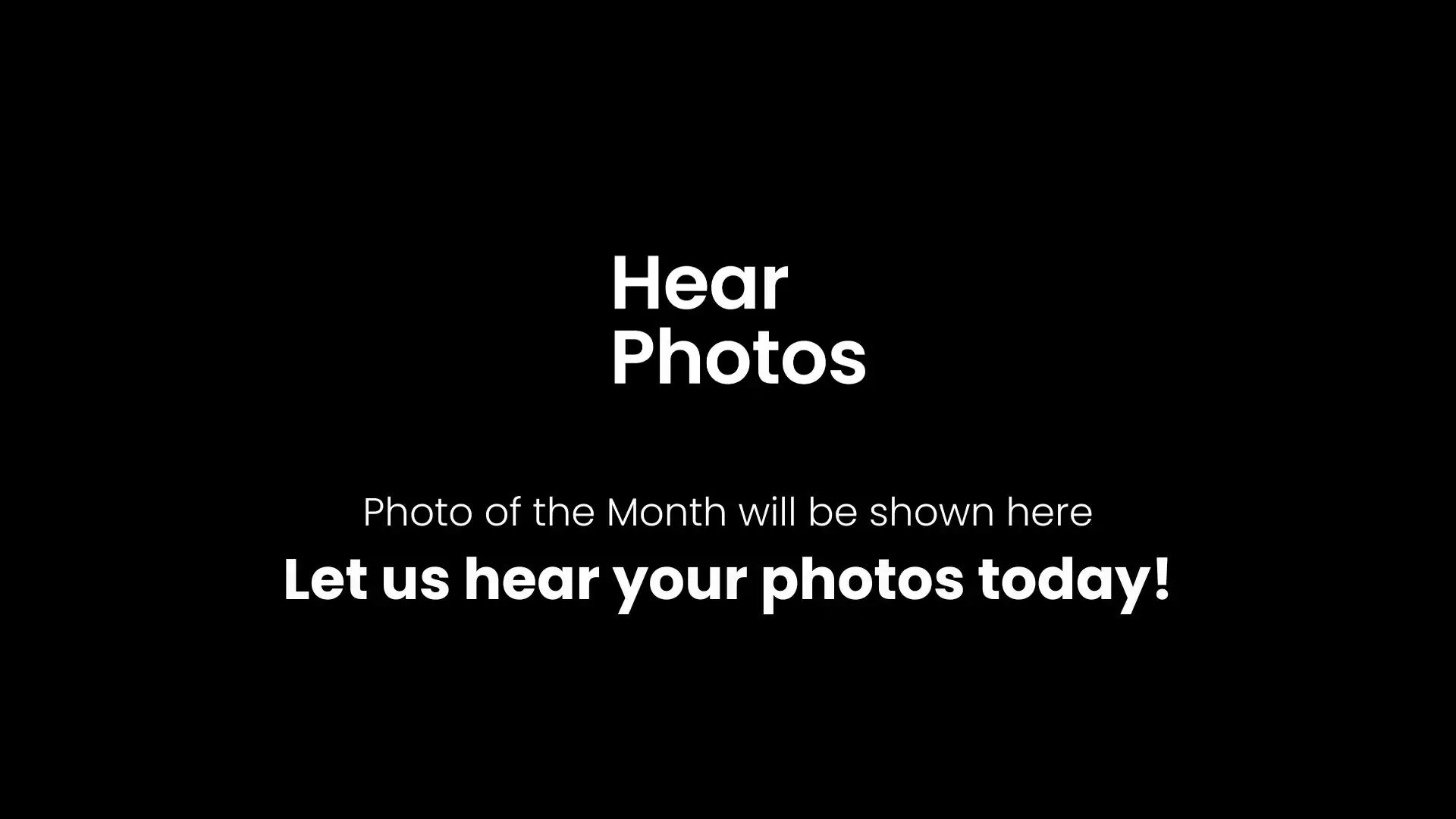 Photo of the Month